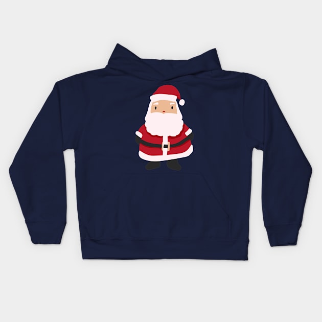 santa claus Kids Hoodie by Salma Ismail